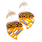 Earring, Orange