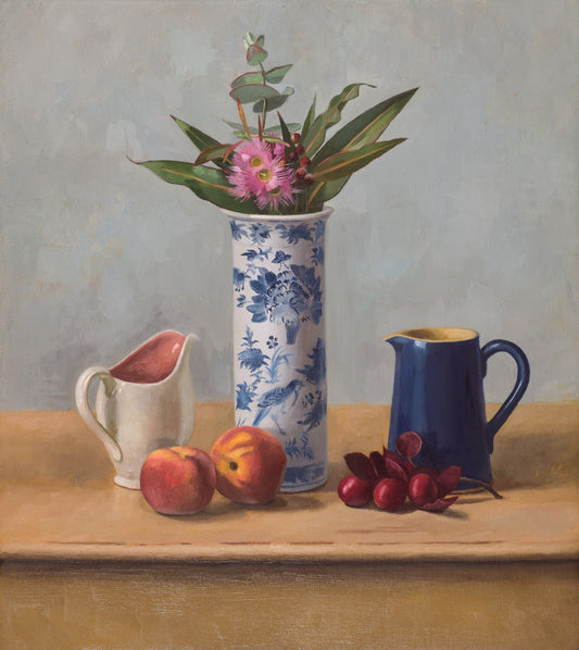 Pink Eucalyptus and Peaches