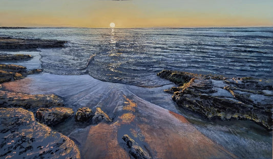 Sunset over Yallingup Lagoon