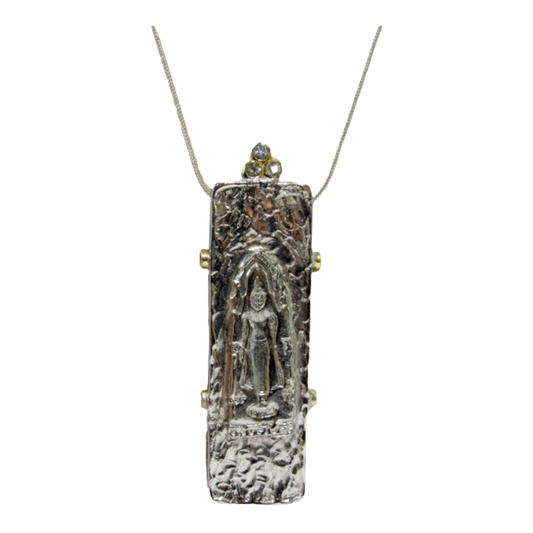 Pendant, Silver Buddha