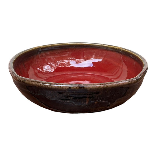 Small Serving Dish - Copper Red
