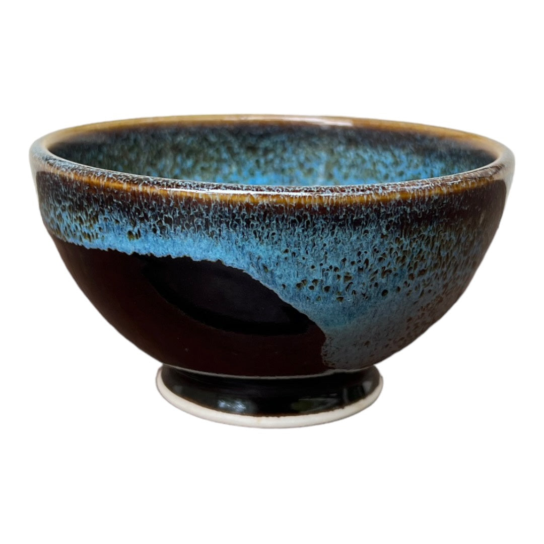 Bowl, Extra Small Round - Tenmoku Blue