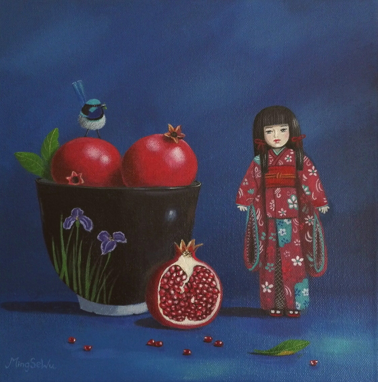 Pomegranate and Doll