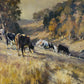 Movement in the Valley; includes 2 studies 'Cow Study' and 'Movement in the Valley Sketch'