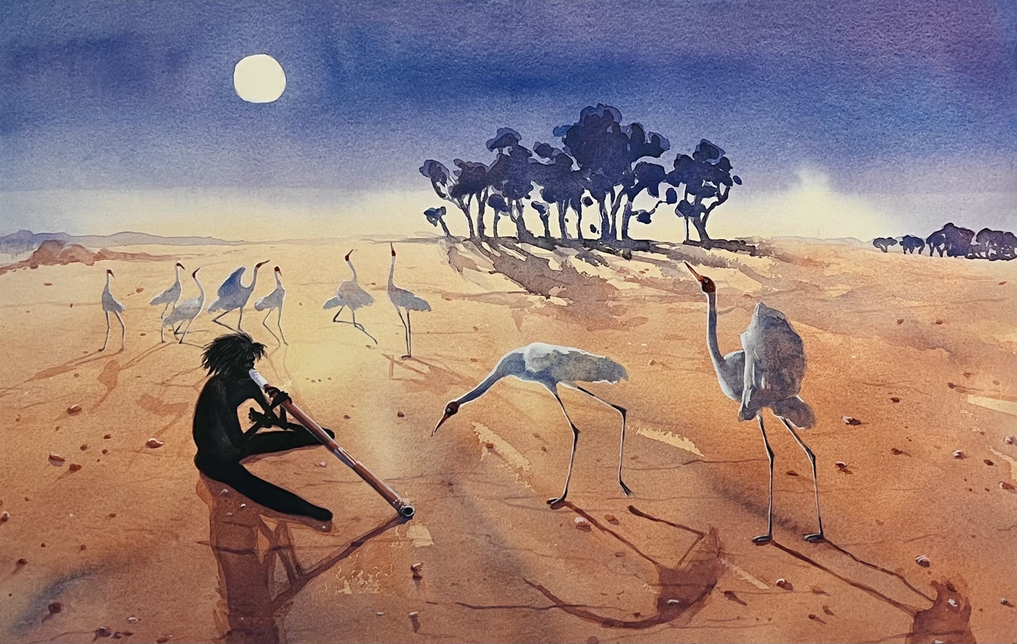 Didgeridoo Player - Print