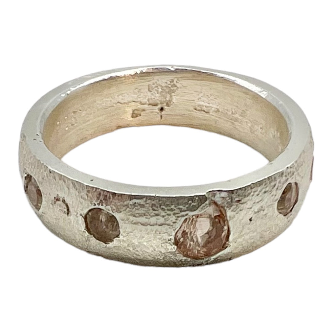 Ring - Unearthed  with Champagne Cubic Zirconia
