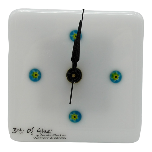 Desk Clock Flower - KB479