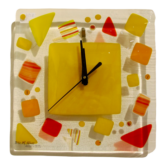 Wall Clock Craze Yellow