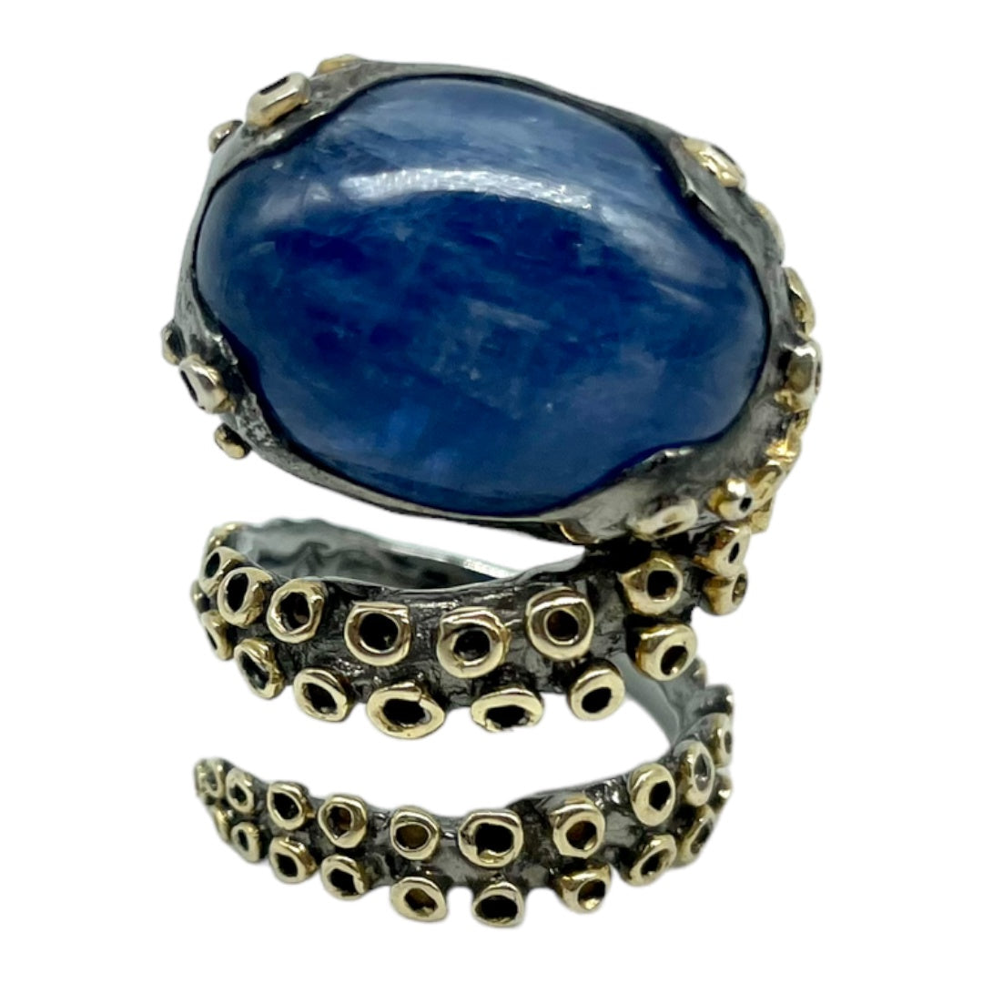 Ring - Octopus, Kyanite