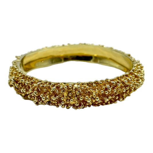 Bangle - Anemone with Yellow Gold Finish