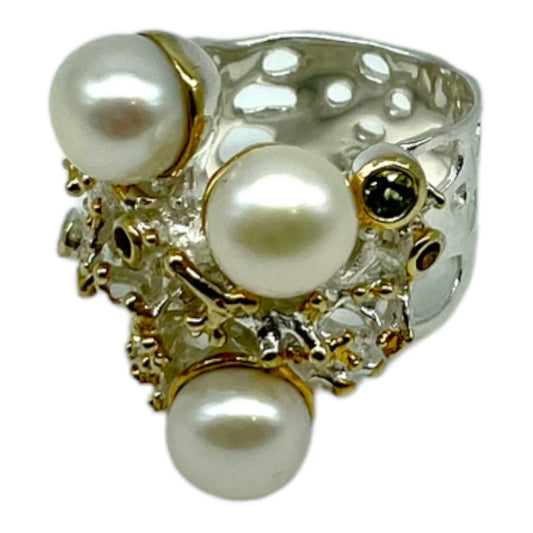 Ring - Jewel of the Sea, Freshwater Pearls