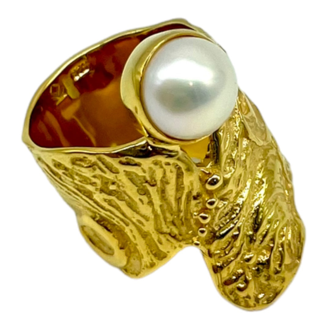 Ring - Ocean Bed, Yellow Gold Finish