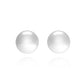 Studs,  White Pearl 12mm