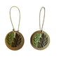 Two Layered Brass Earrings 87