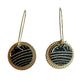 Two Layered Brass Earrings 91