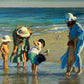 Beach play