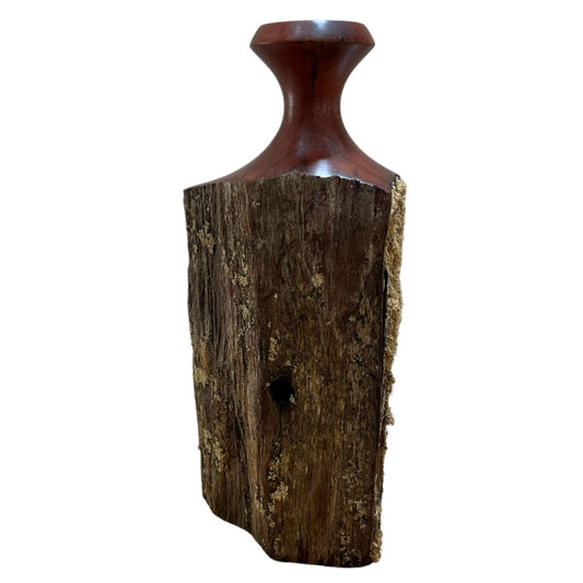 Jarrah Fence Post Vase - Small
