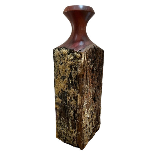 Jarrah Fence Post Vase - Medium