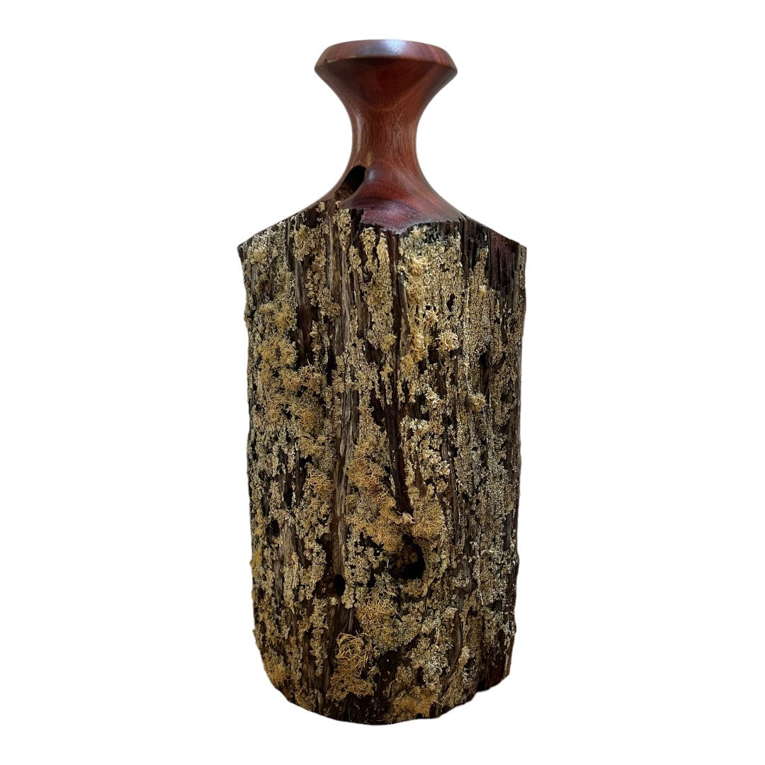 Jarrah Fence Post Vase - Medium