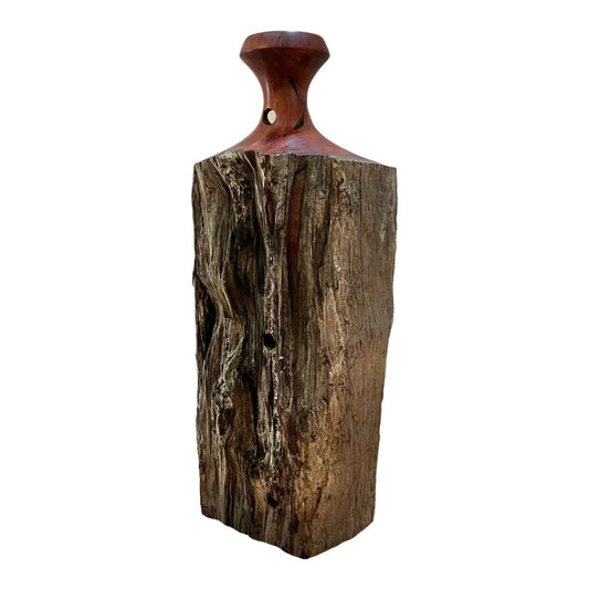 Jarrah Fence Post Vase - Large
