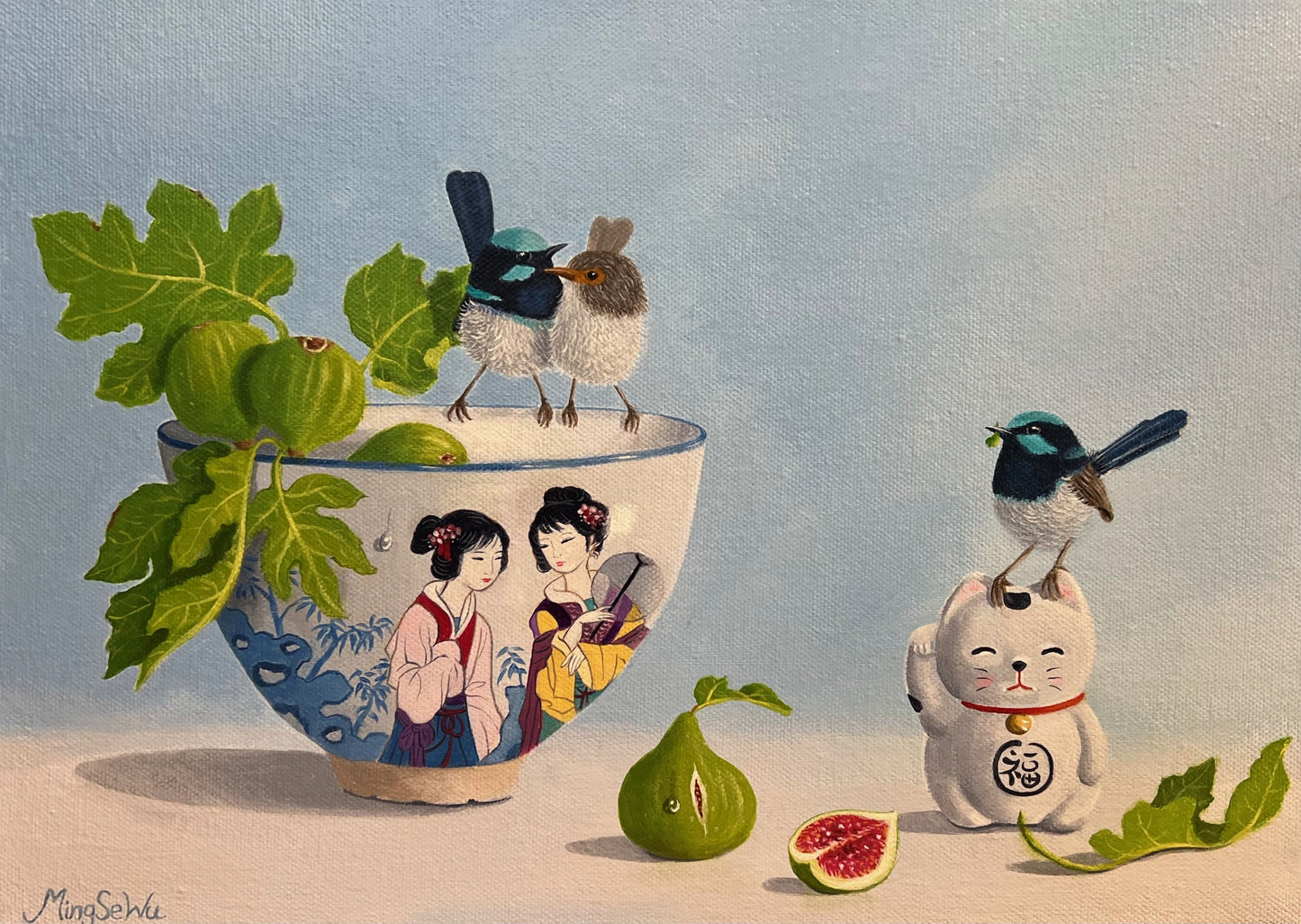 Figs and Blue Wren