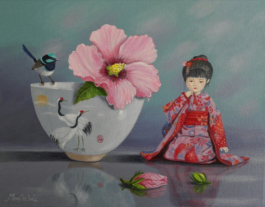 Hibiscus and Doll