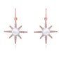 Earrings - North Star, Rose Gold Drop