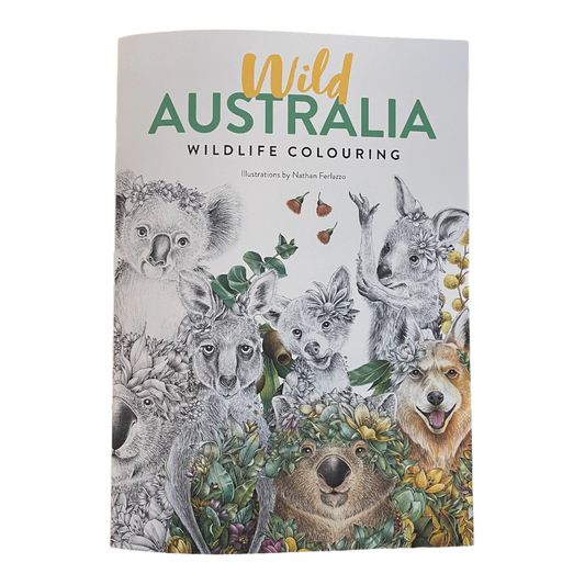 Wild Australia - Wildlife Colouring Book