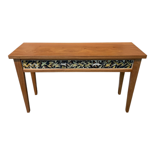 Hall Table - Blackbutt with Geckos