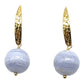 Earrings - Blue Lace Agate
