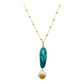 Necklace - Turquoise and Pearl