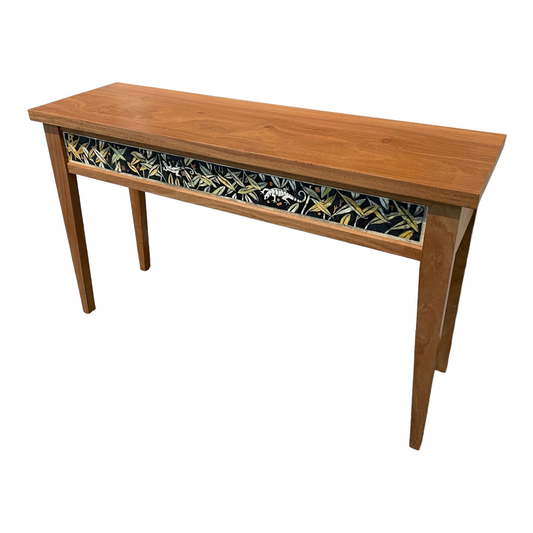 Hall Table - Blackbutt with Geckos