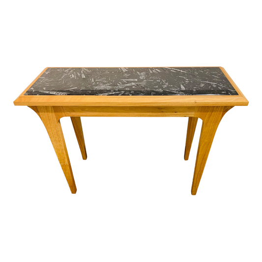 Hall Table - Fossilised Marble and Blackbutt