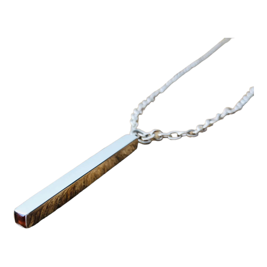 Necklace - Sacred Sceptre with Smokey Quartz