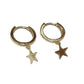 Earring - Star Sleeper, Fixed, Gold Plated