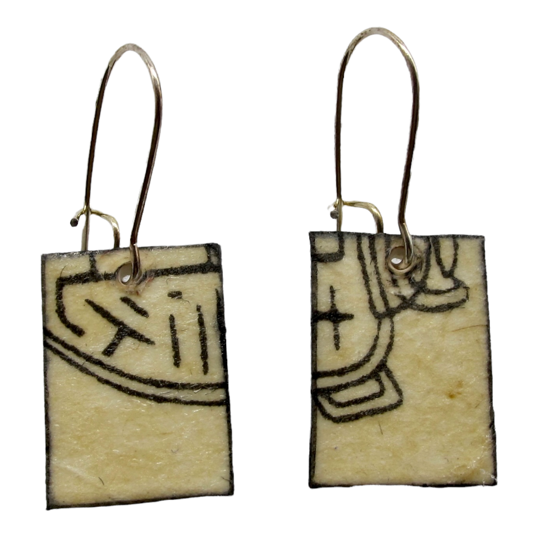 Earrings Washi Pepper Short - HA484