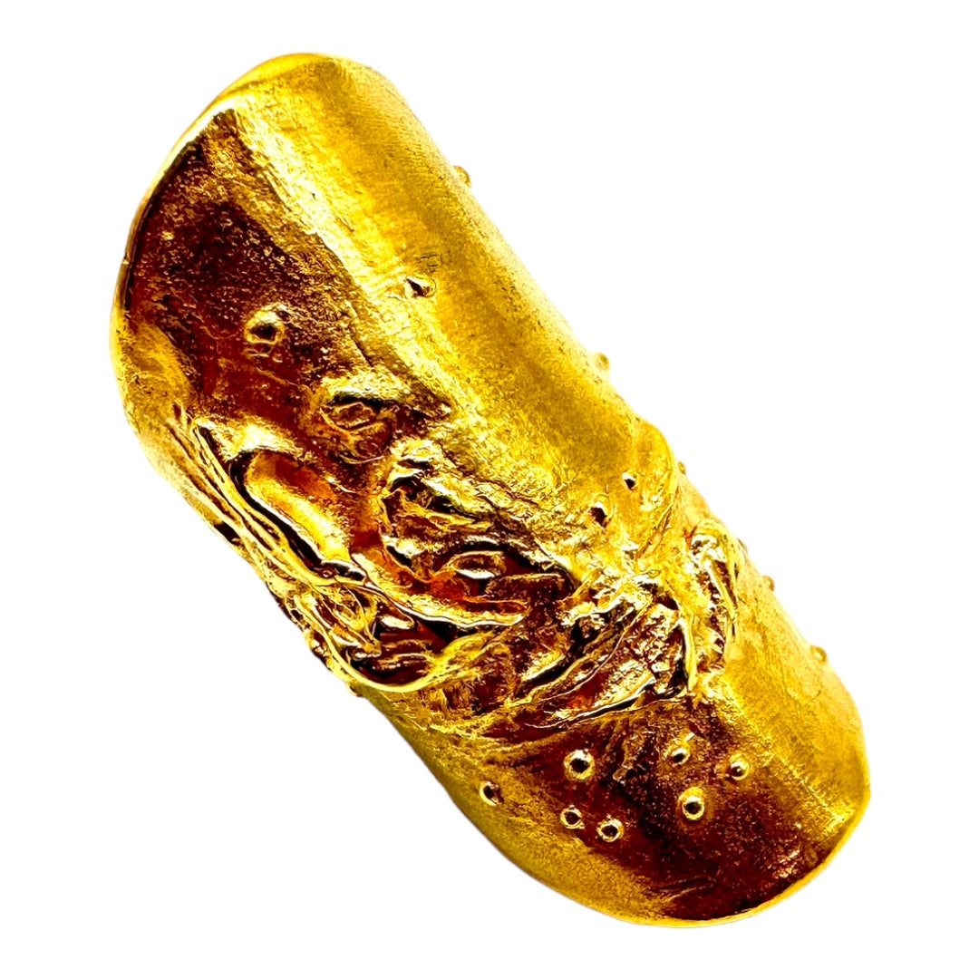 Ring - Ocean Bed with Yellow Gold Finish