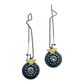 Earrings - Stainless Steel Hooks, Cubic Zirconia