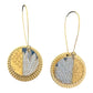 Two Layered Brass Earrings 120