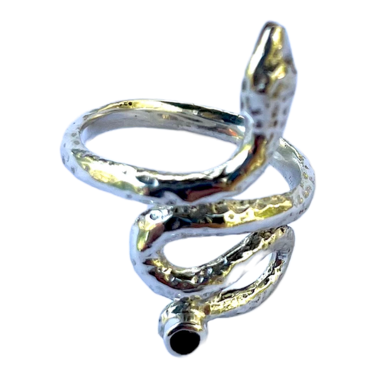 Ring - Sacred Serpent with Ruby