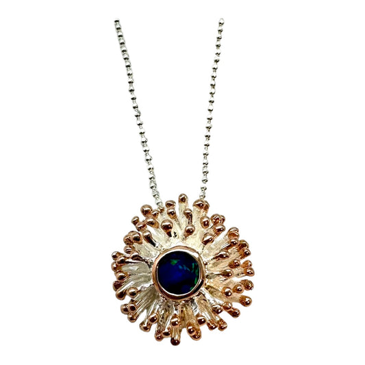 Pendant - Anemone, Australian Opal