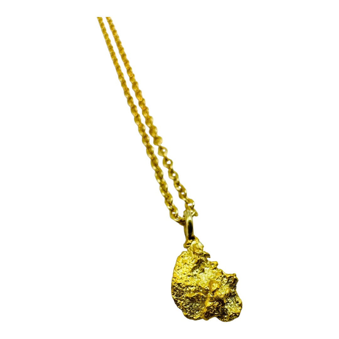 Necklace - Natural Gold Nugget from WA Goldfields