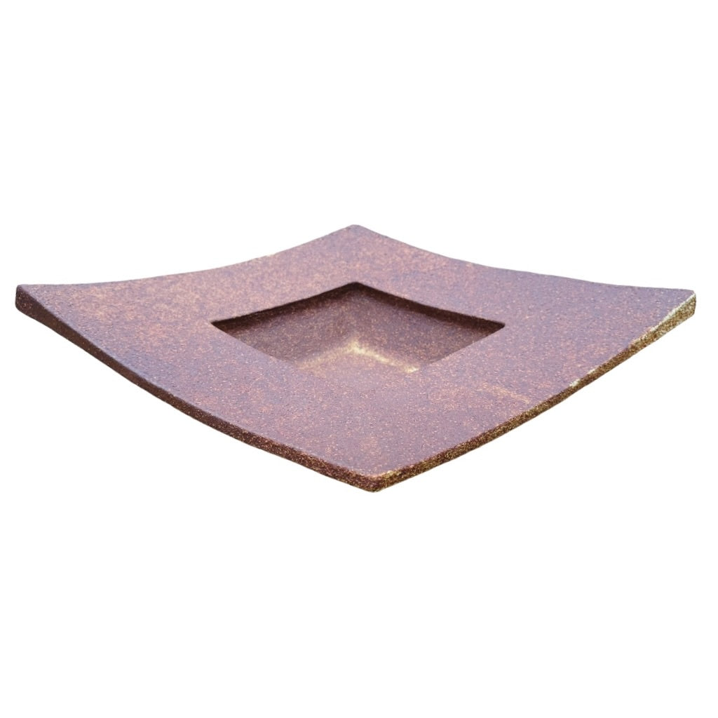 Rust Color Bowl Diamond Shaped Bowl - Rust – Yallingup Galleries