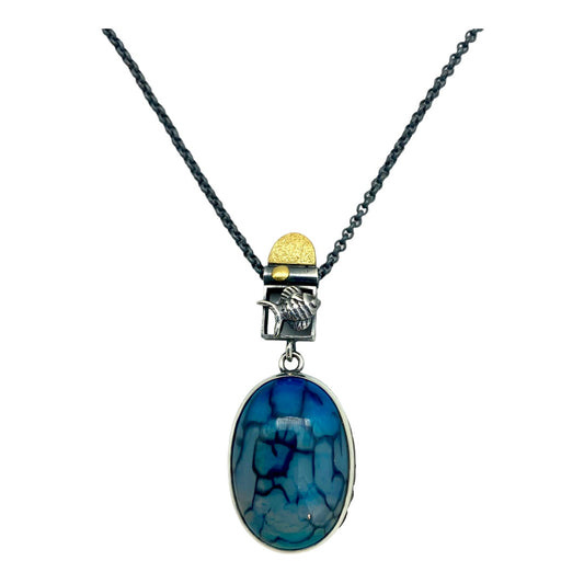 Pendant - Gone Fishing, Agate