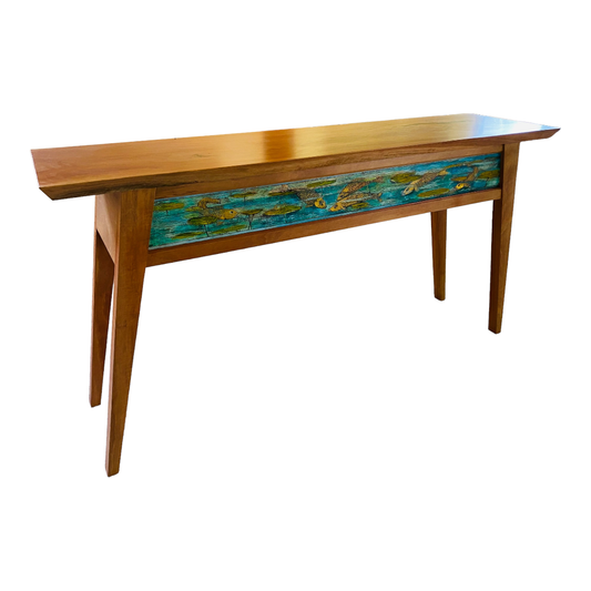 Hall Table - Blackbutt with Fish Panel