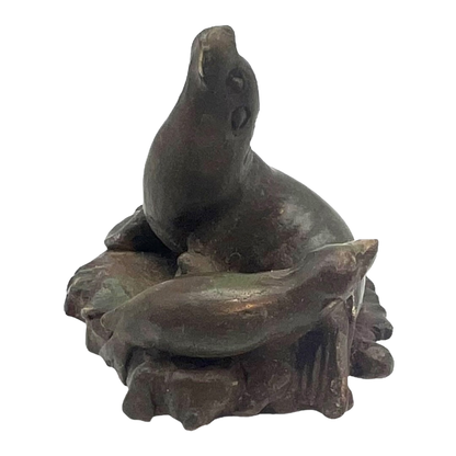 Sealion Pup and Crayfish