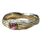 Ring - Pink Sapphire Flow Design, Size P