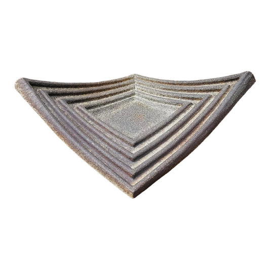 Diamond Shaped Bowl - Grey