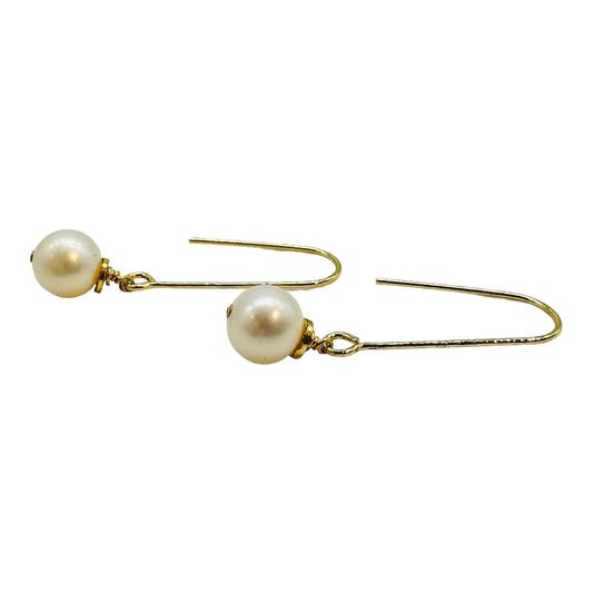 Earrings - Freshwater Pearls and 18ct Gold