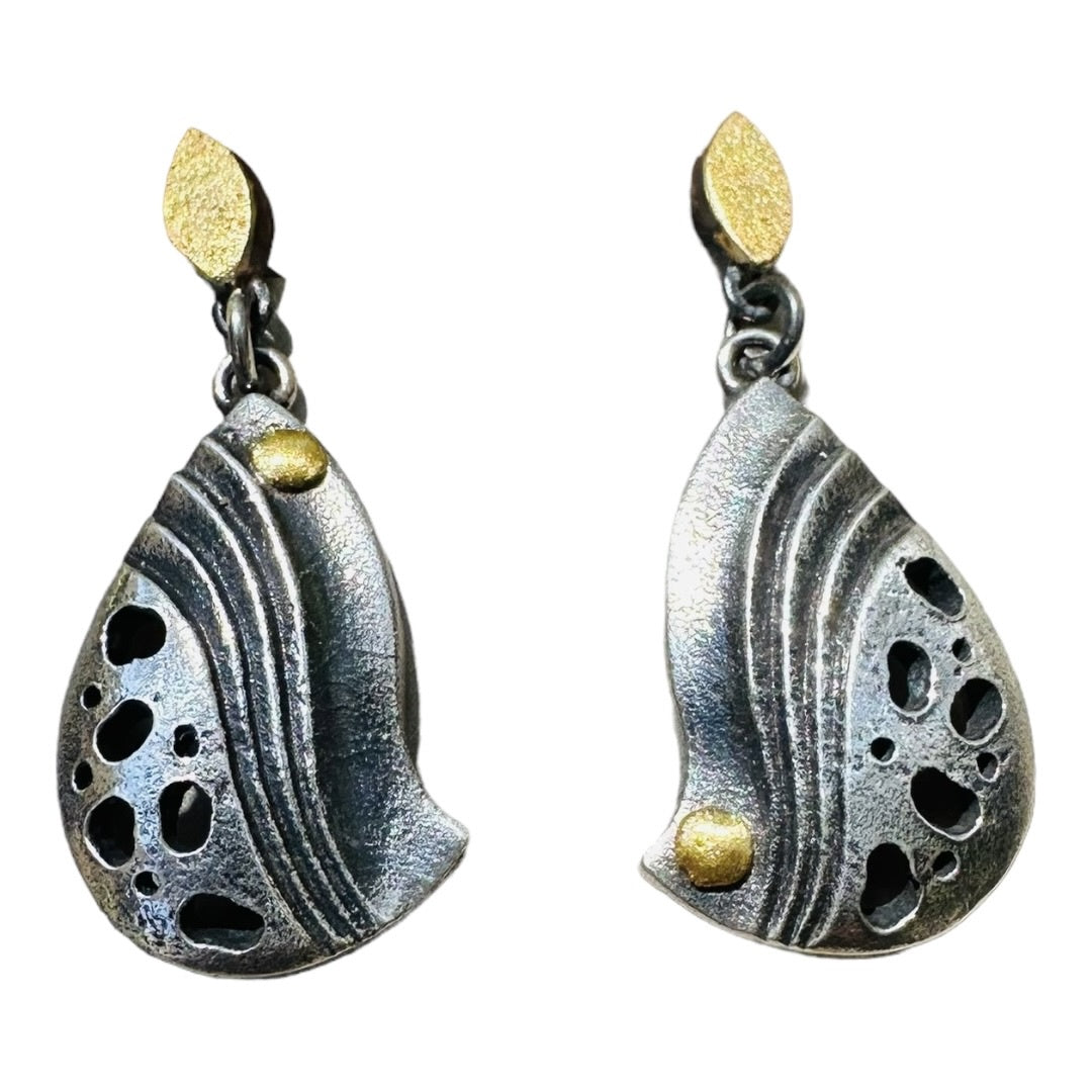 Earrings - Upside Down Swirls